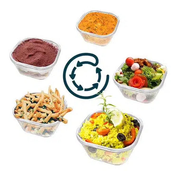 Contenants réemployables pour plats