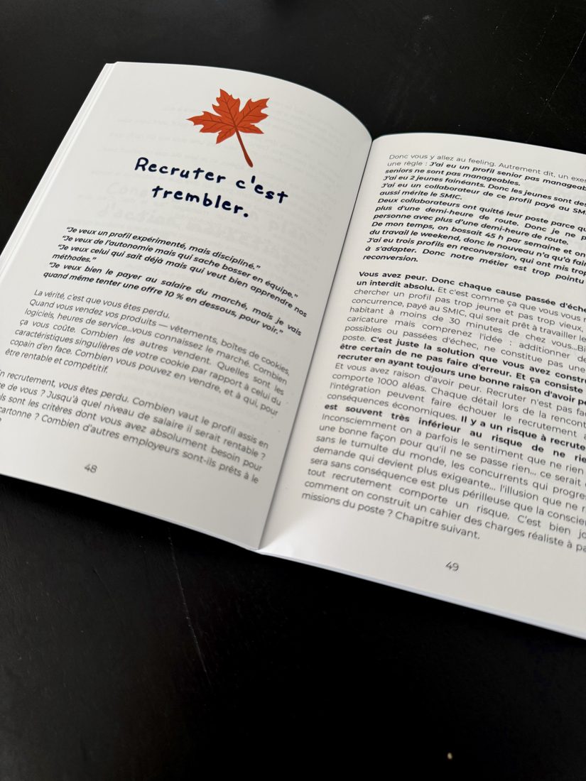 Le livre Recruter est un jeu d'enfant