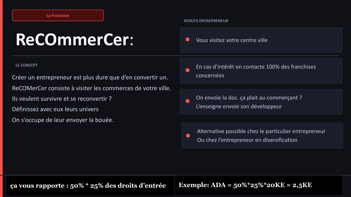 ReCOmmerCer concept